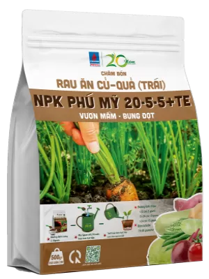 NPK Phú Mỹ 20-5-5+TE