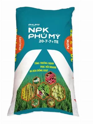 NPK Phú Mỹ 20-7-7+TE