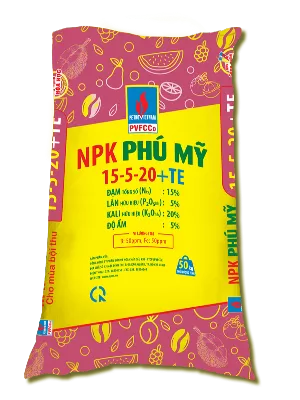 NPK Phú Mỹ 15-5-20+TE