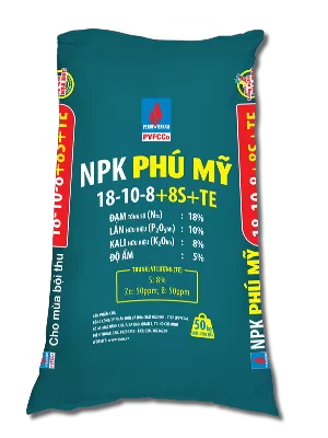 NPK Phú Mỹ 18-10-8+8S+TE