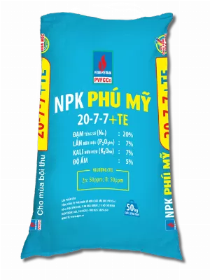 NPK Phú Mỹ 20-7-7+TE