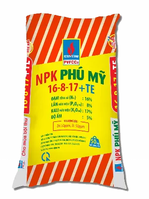 NPK Phú Mỹ 16-8-17+TE